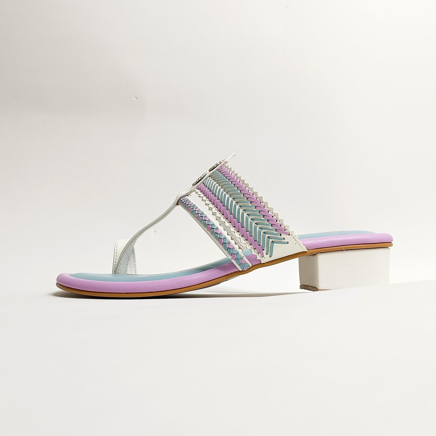 Zuni Multi Coloured Kohla Block Heels