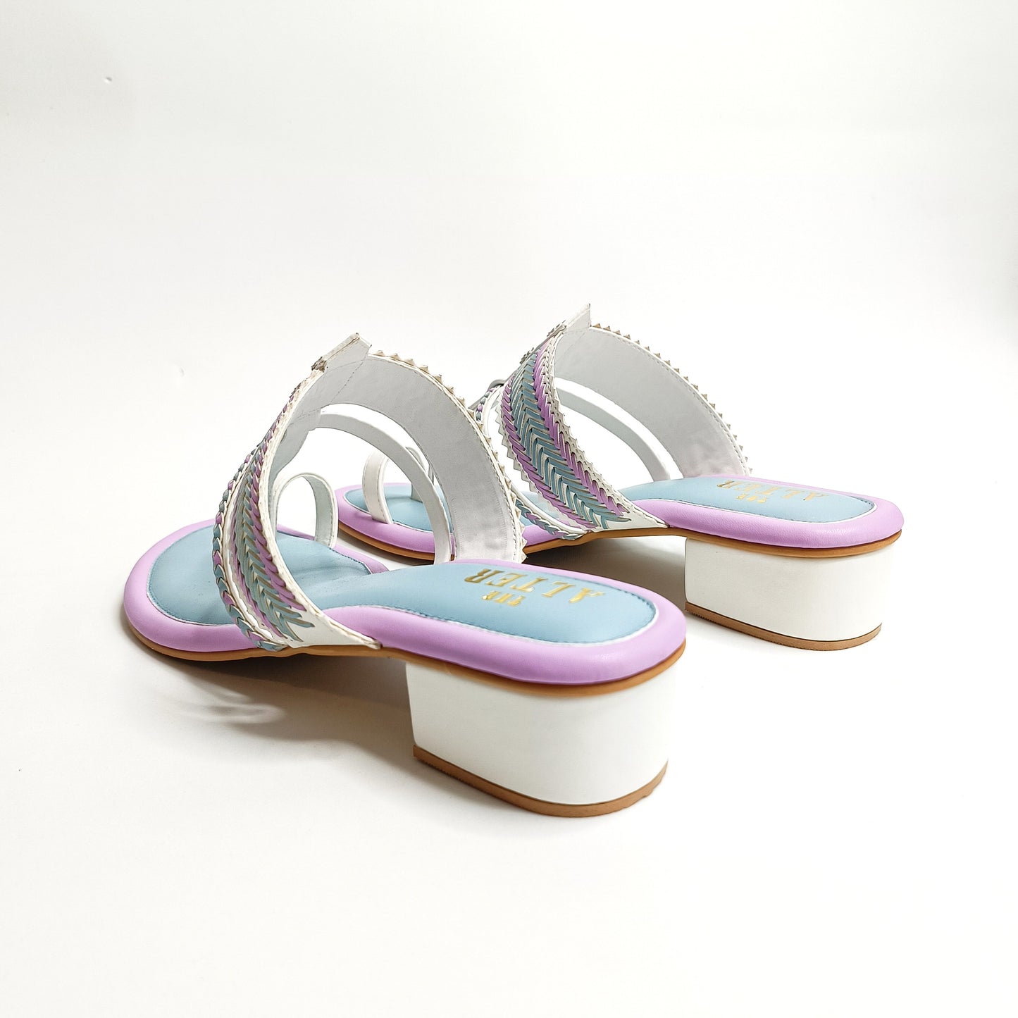 Zuni Multi Coloured Kohla Block Heels