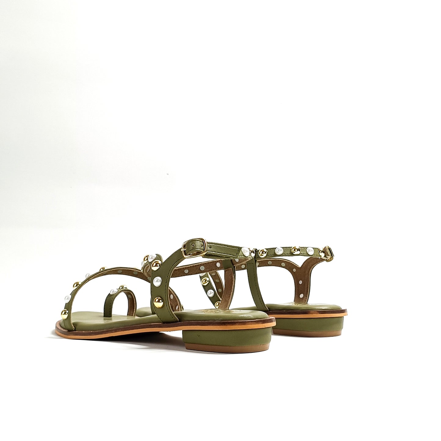 Lola Studded Strappy Flats