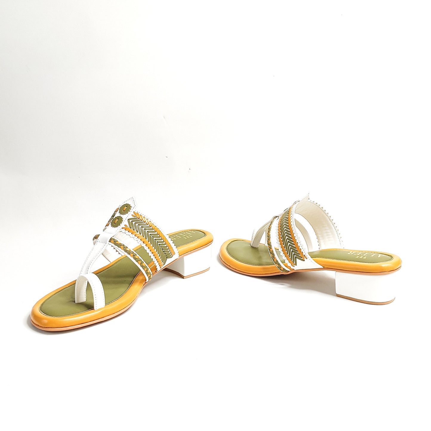 Zuni Multi Coloured Kohla Block Heels