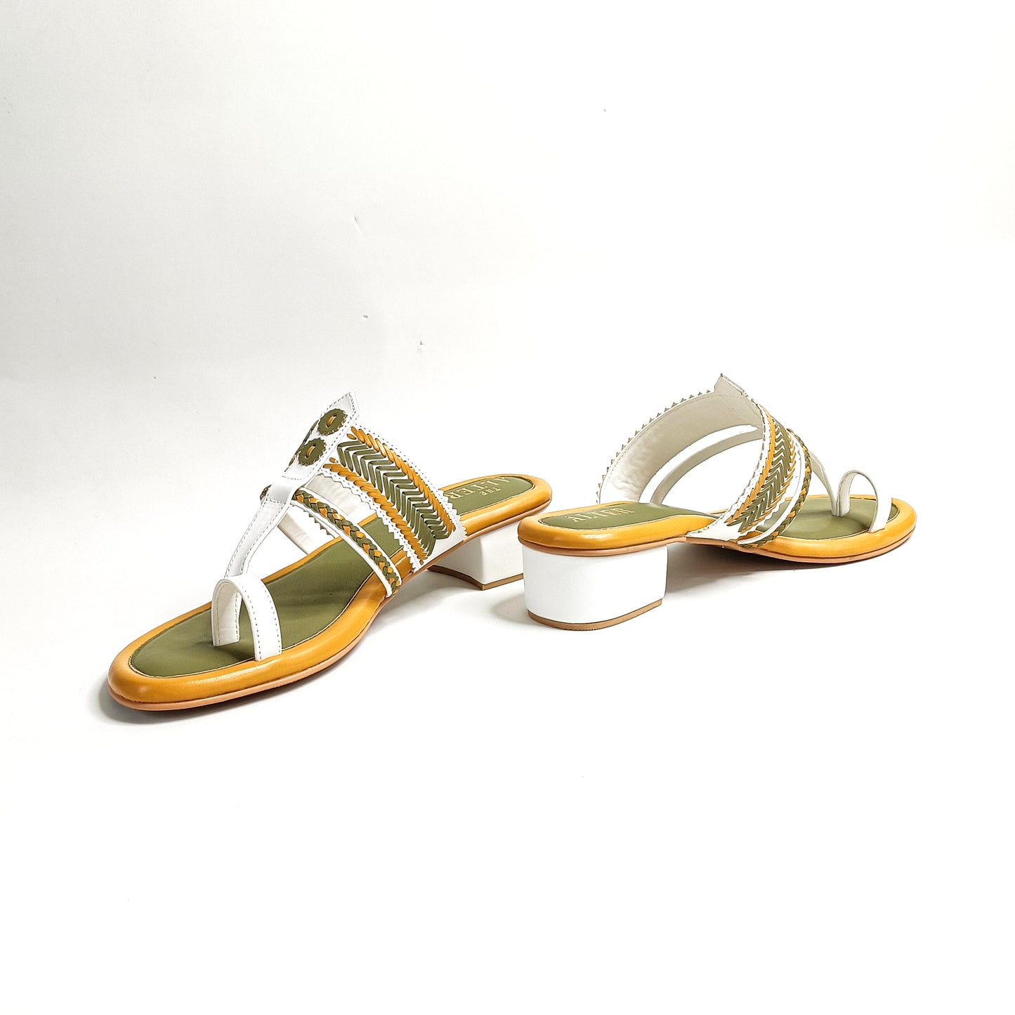 Zuni Multi Coloured Kohla Block Heels