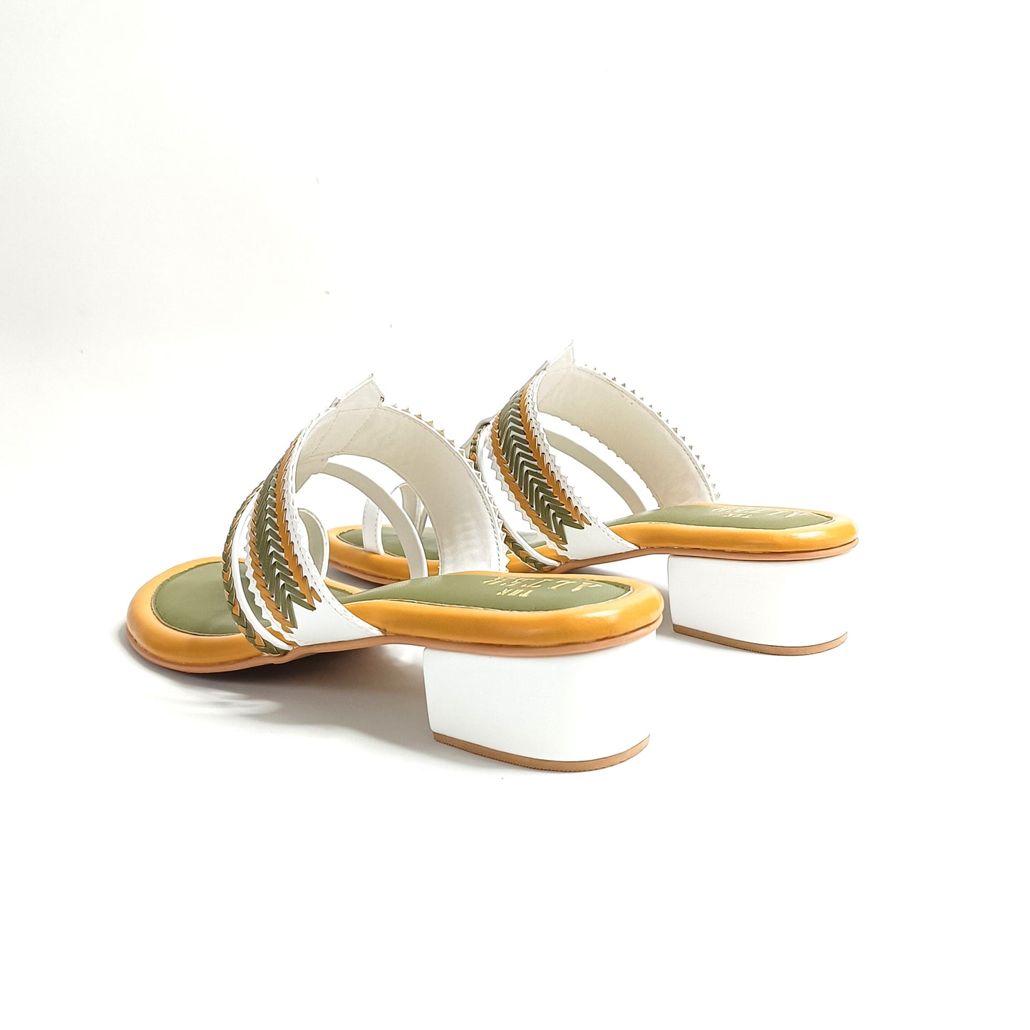 Zuni Multi Coloured Kohla Block Heels