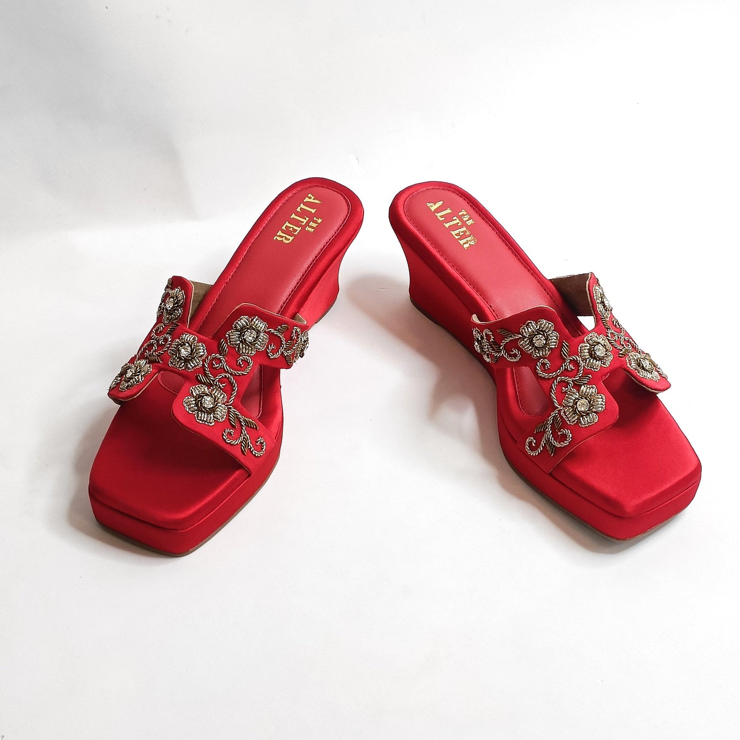 Meher Embroidered Wedges