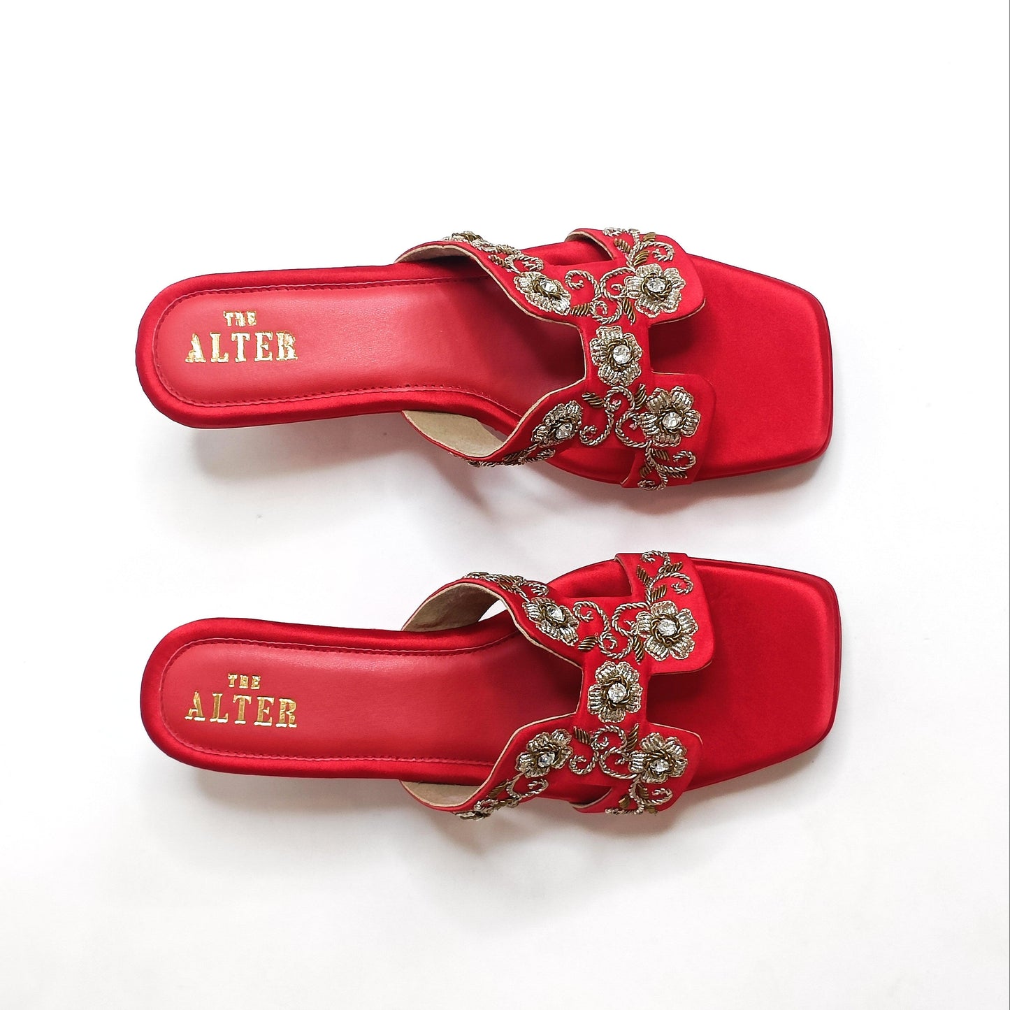 Meher Embroidered Wedges