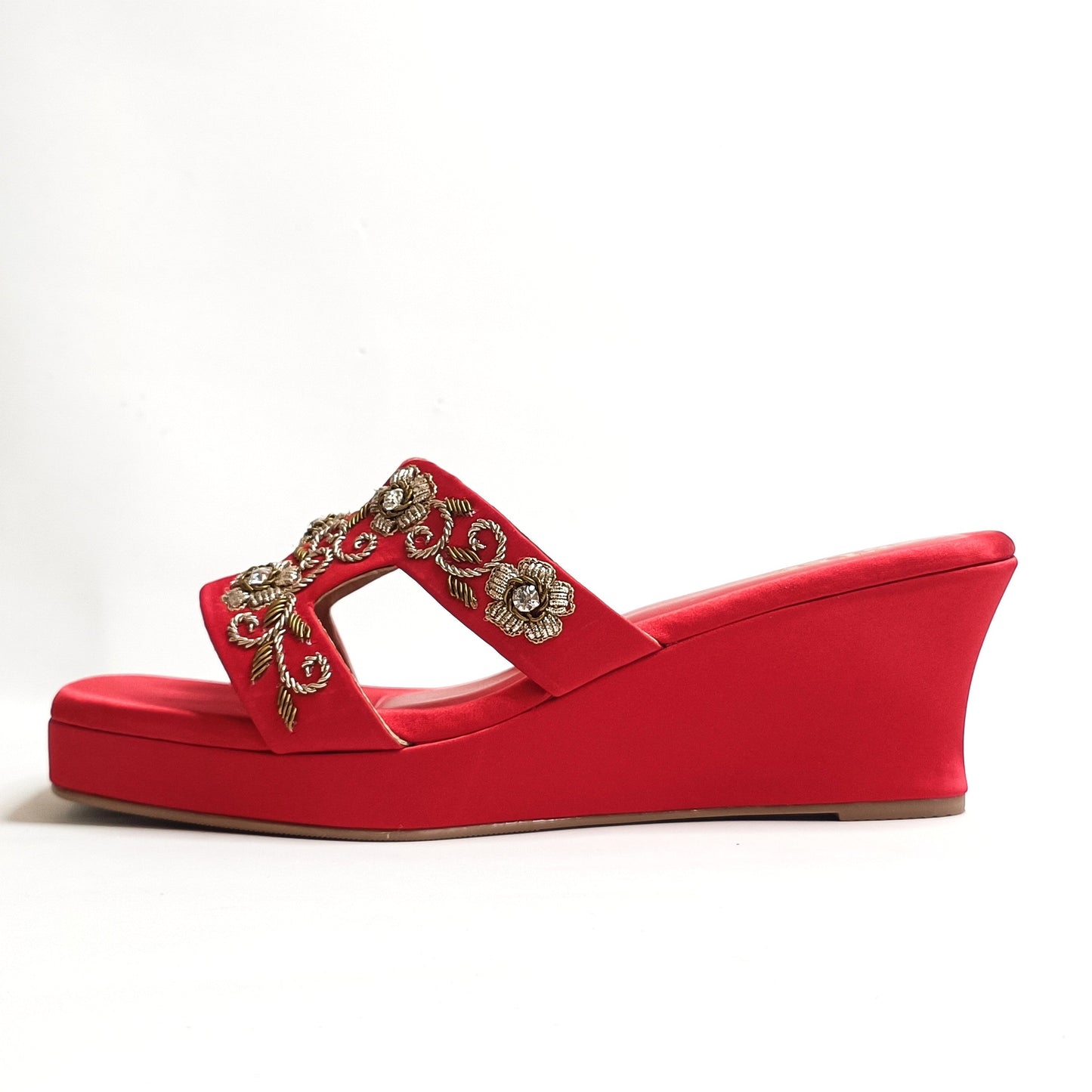 Meher Embroidered Wedges