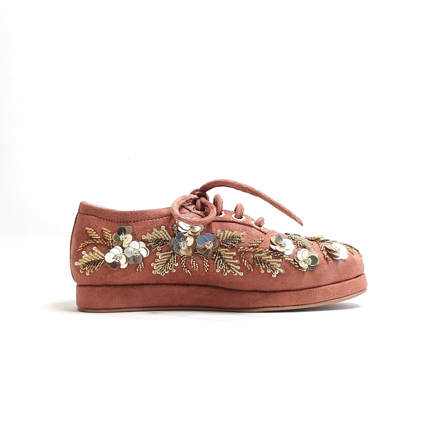 Floral Embellished Sneakers