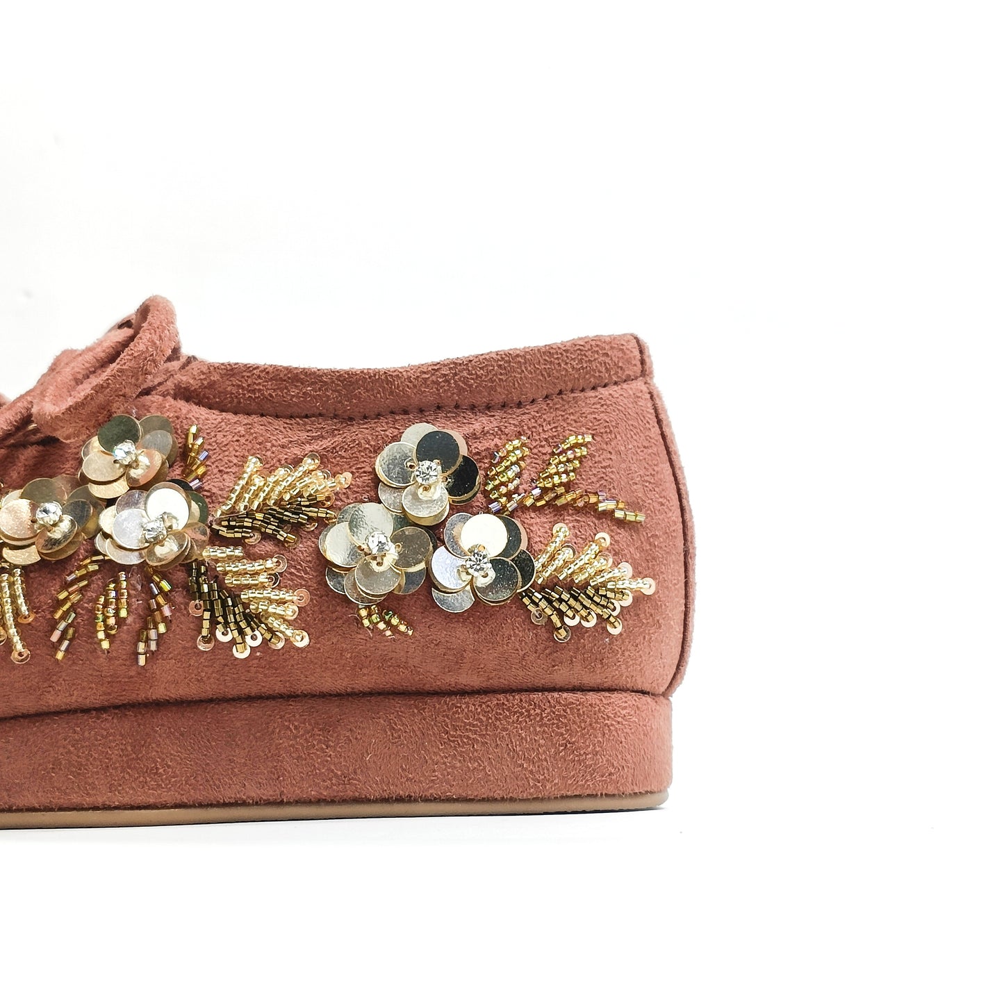 Floral Embellished Sneakers