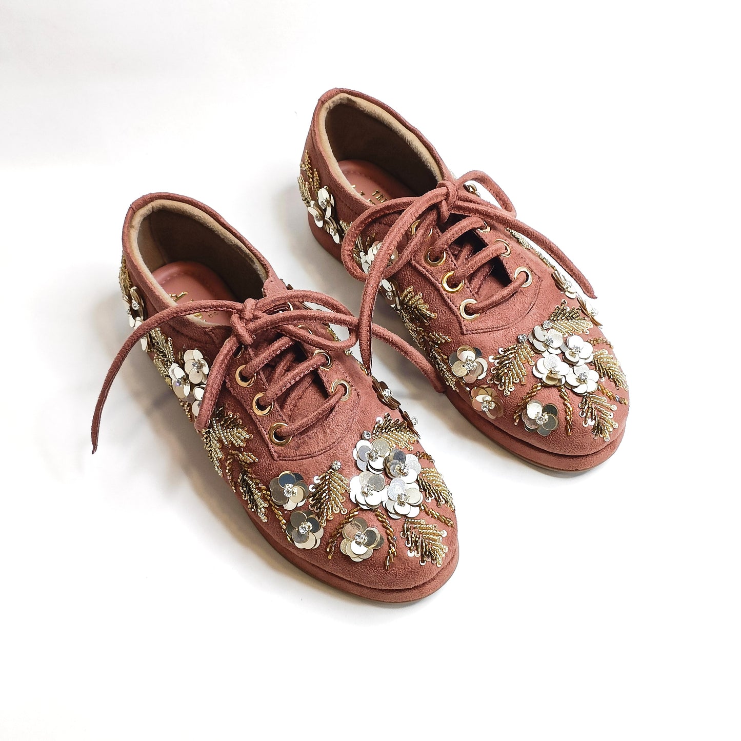 Floral Embellished Sneakers