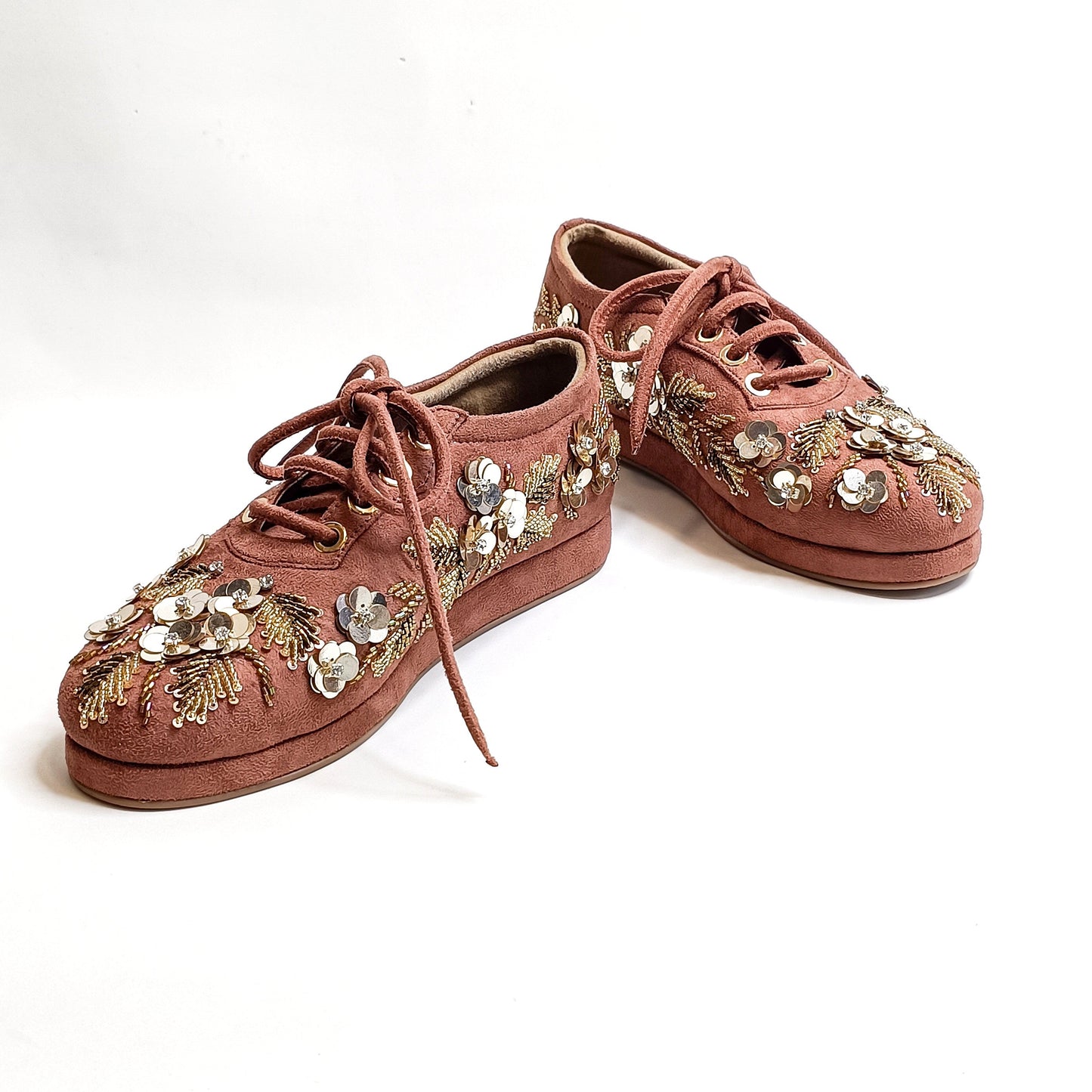 Floral Embellished Sneakers