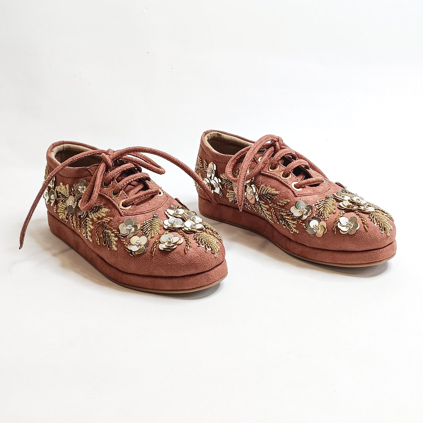 Floral Embellished Sneakers