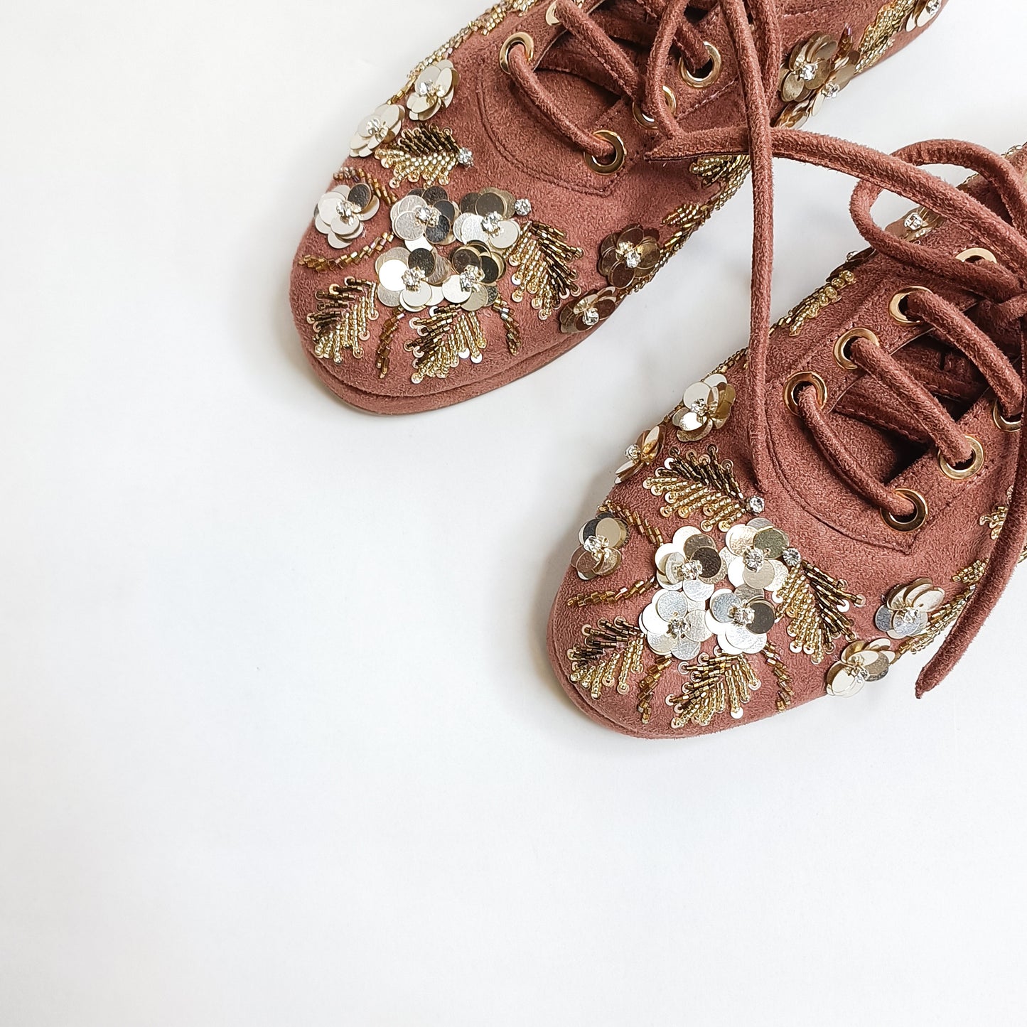 Floral Embellished Sneakers