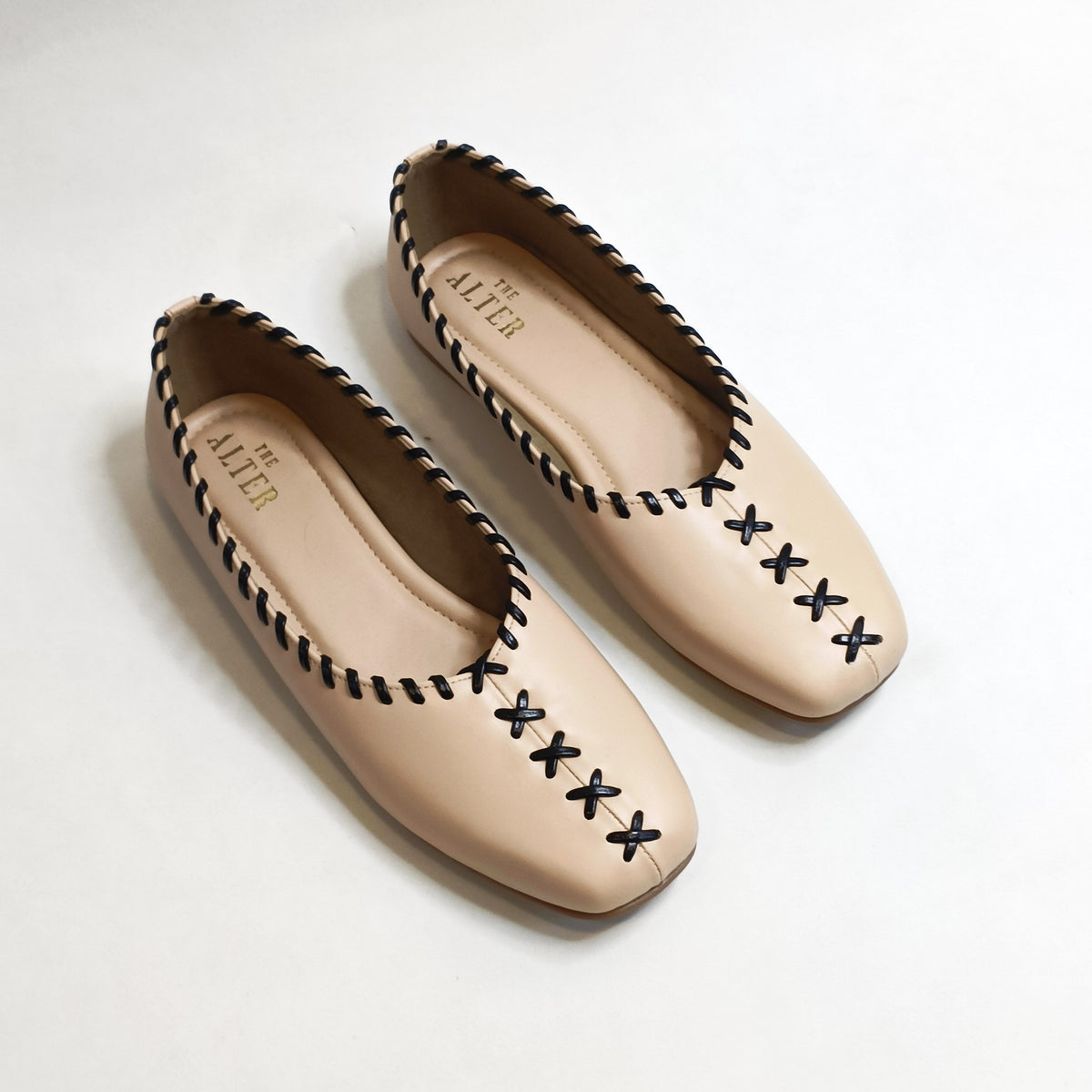 Square Toe Ballerinas