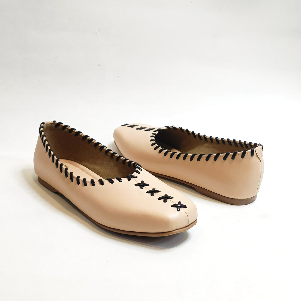 Square Toe Ballerinas