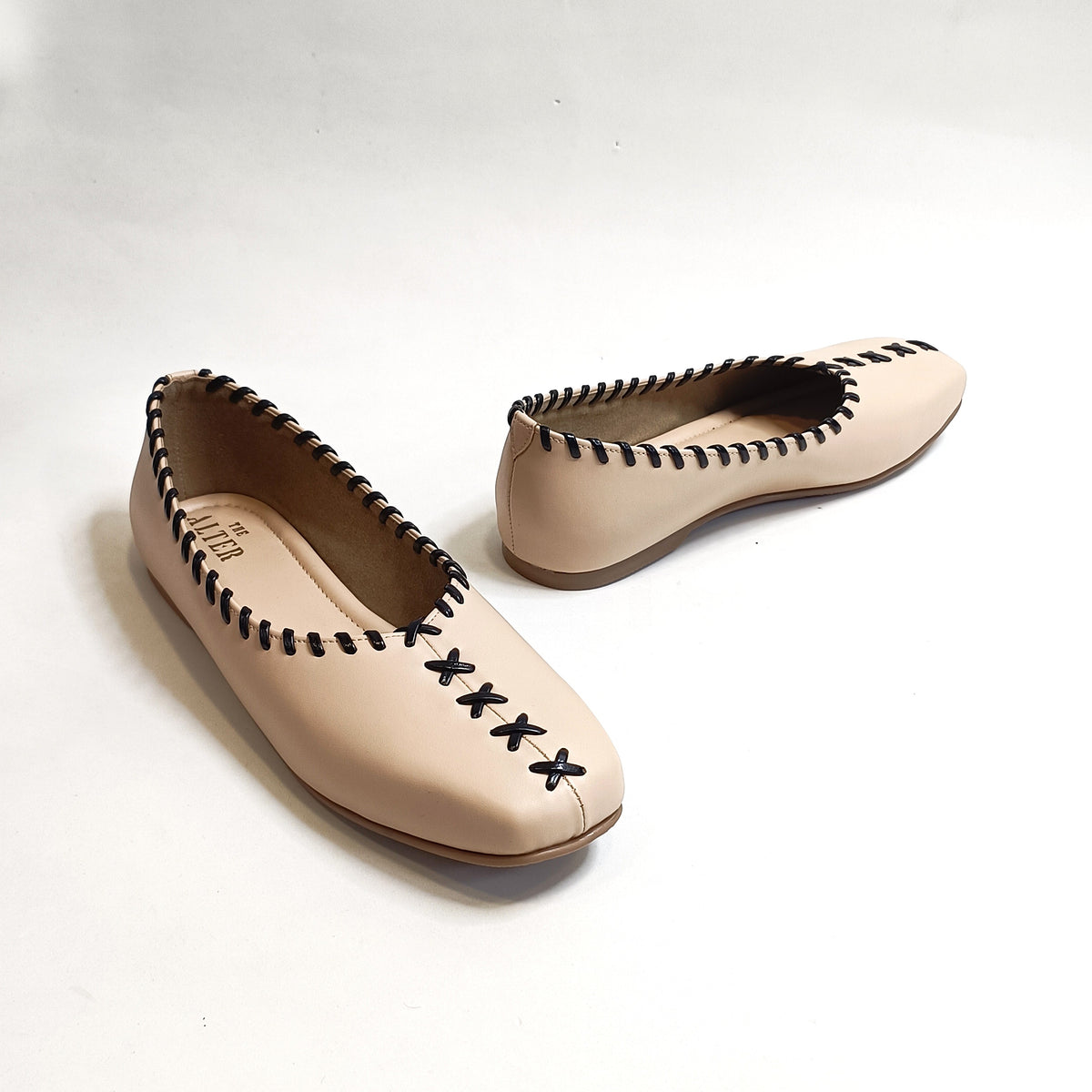 Square Toe Ballerinas