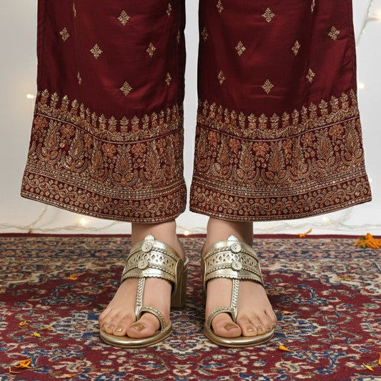 Monochrome Kohla Block Heels