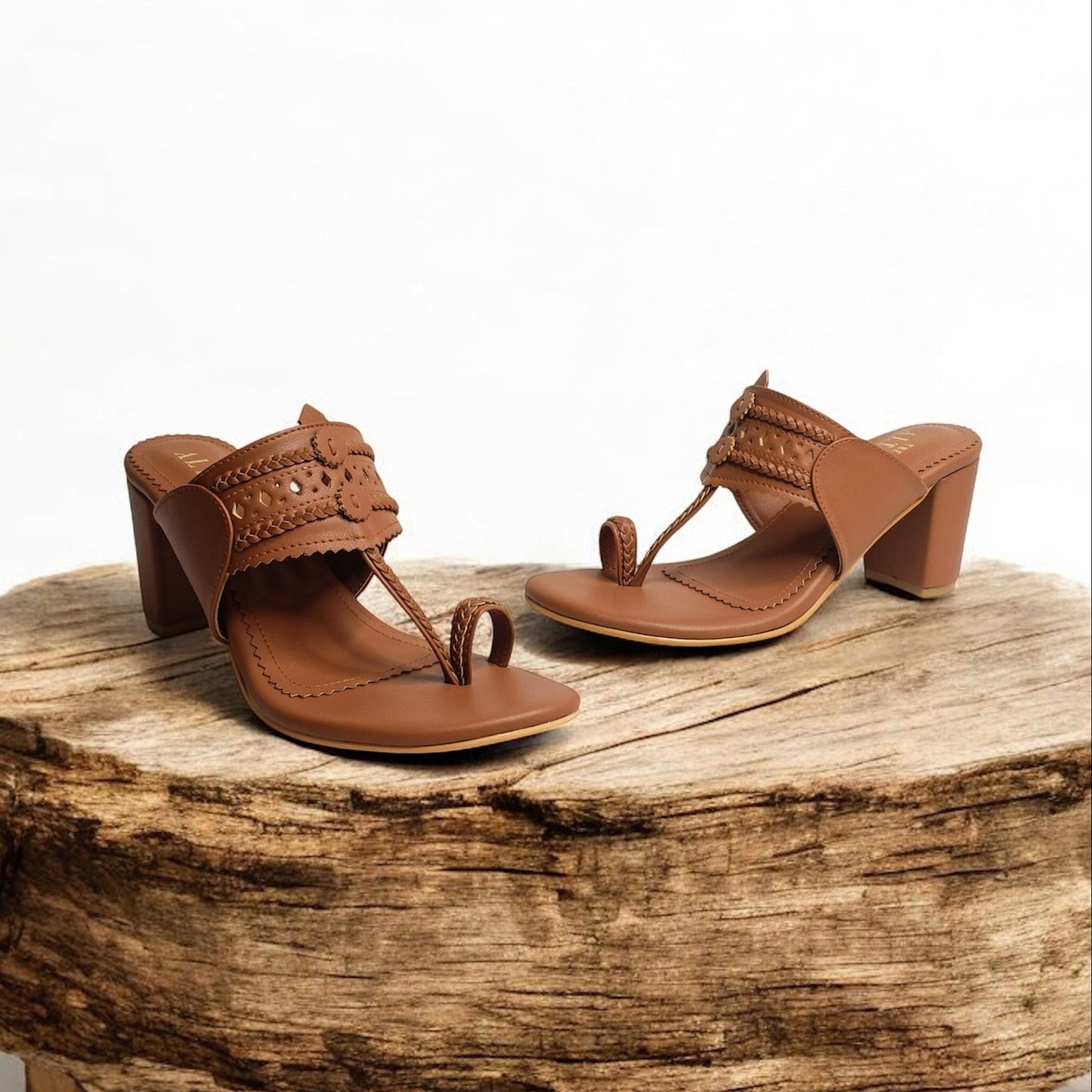 Monochrome Kohla Block Heels