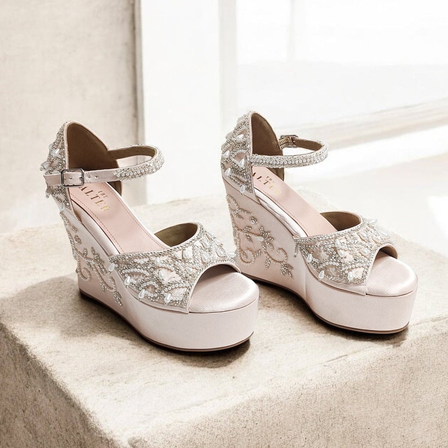 Azira Embellished Wedges