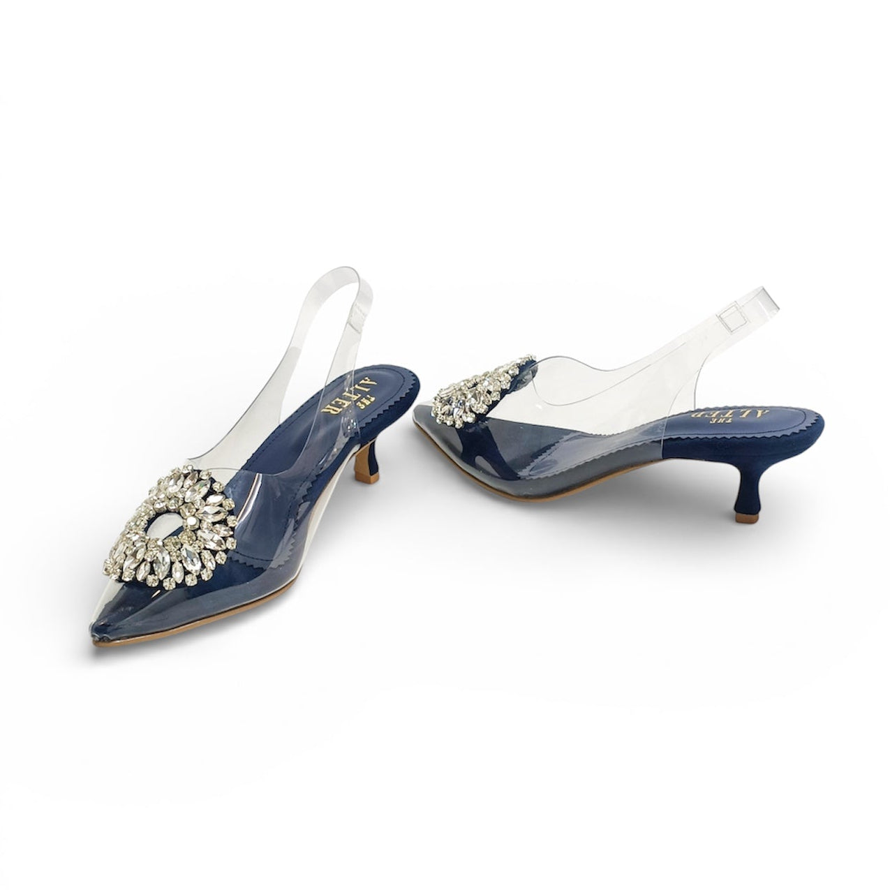 Layla Embellished Kitten heels