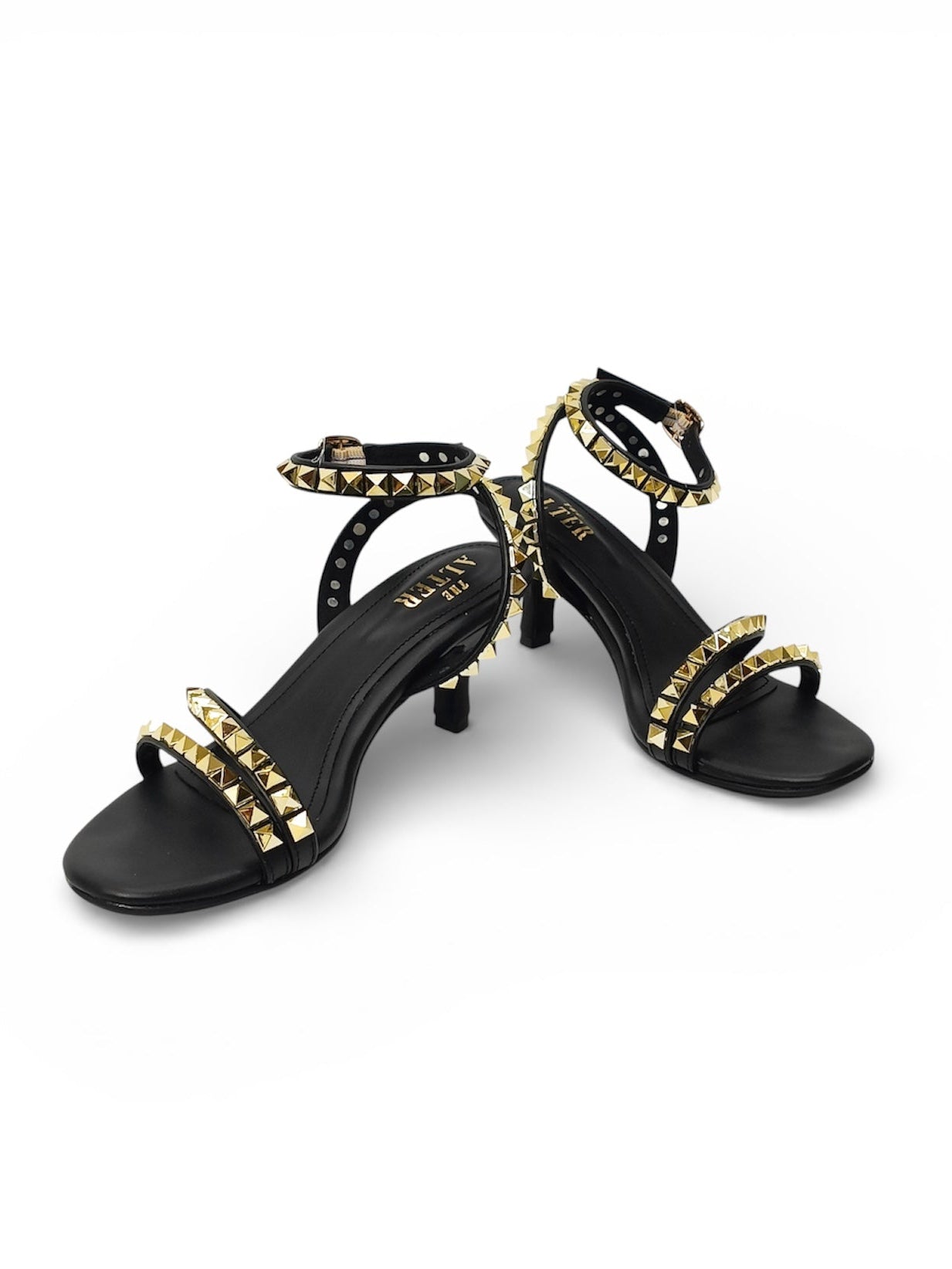 Studded Strappy Stlettos