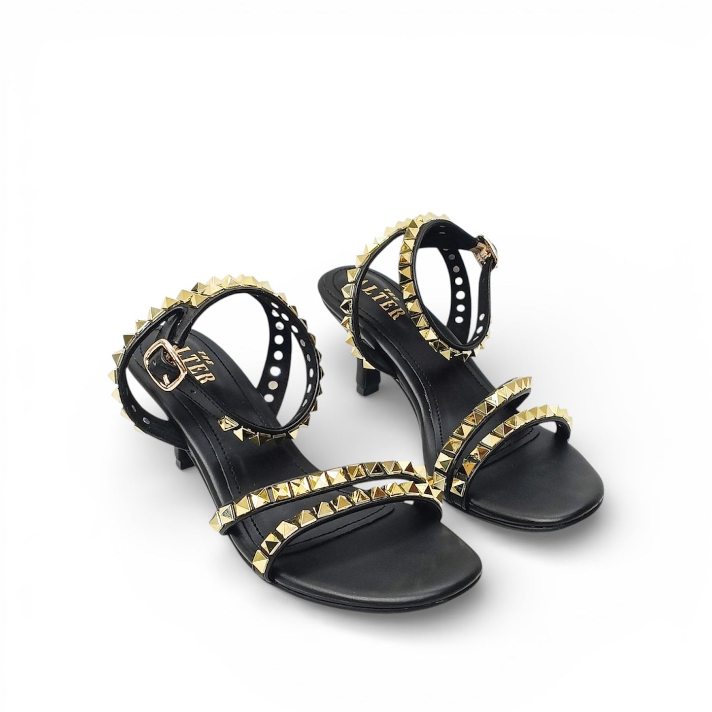 Studded Strappy Stlettos