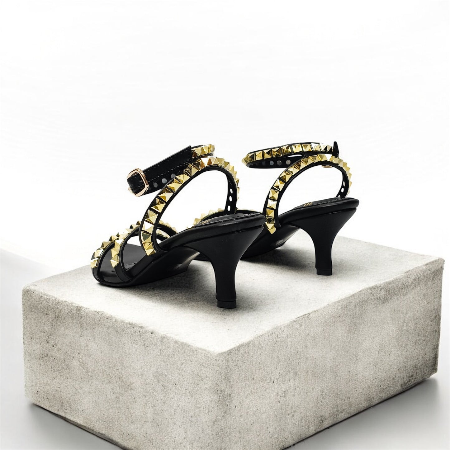 Studded Strappy Stlettos