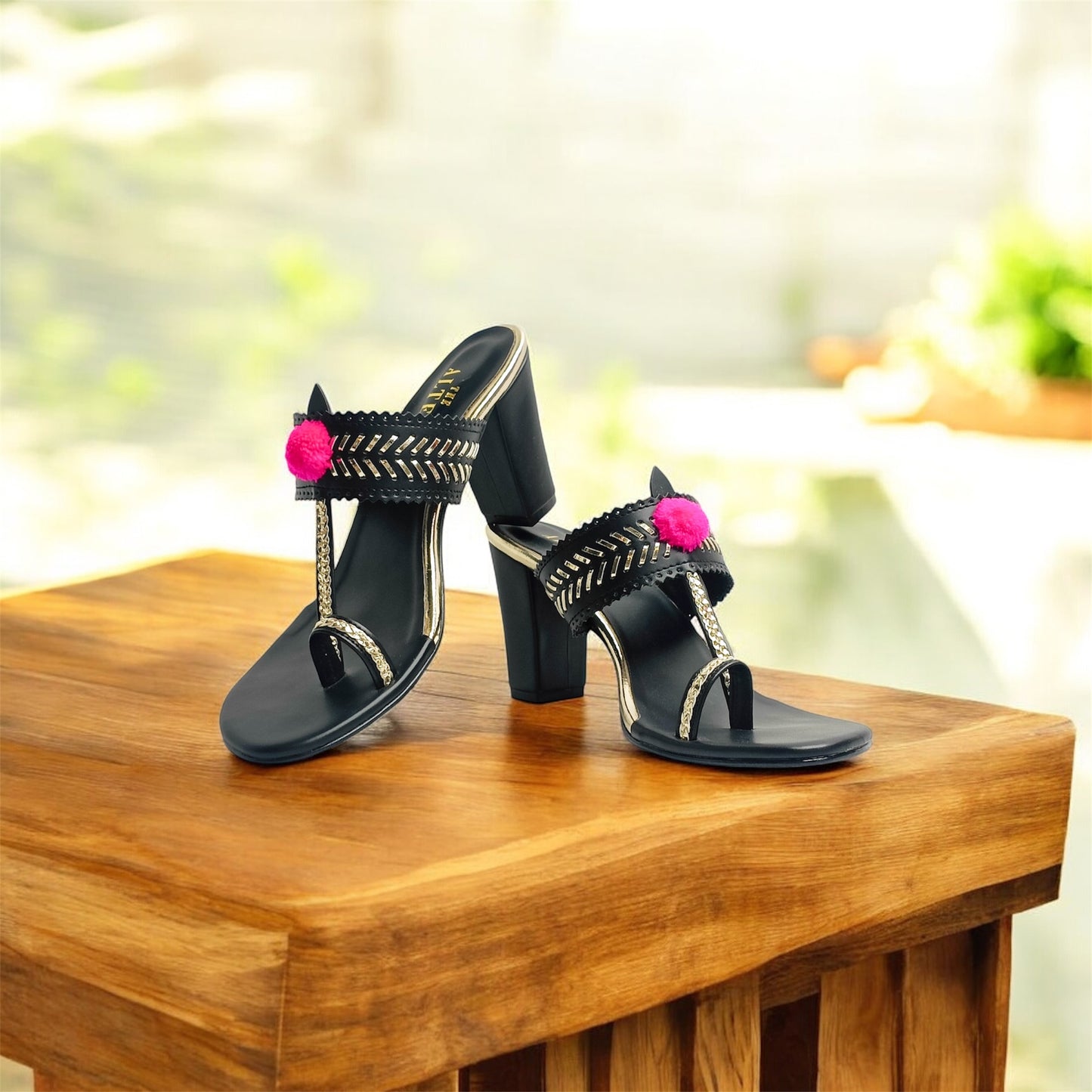 Heer Kohla Block Heels