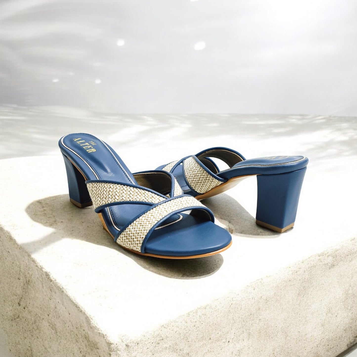 Jute Block Heels