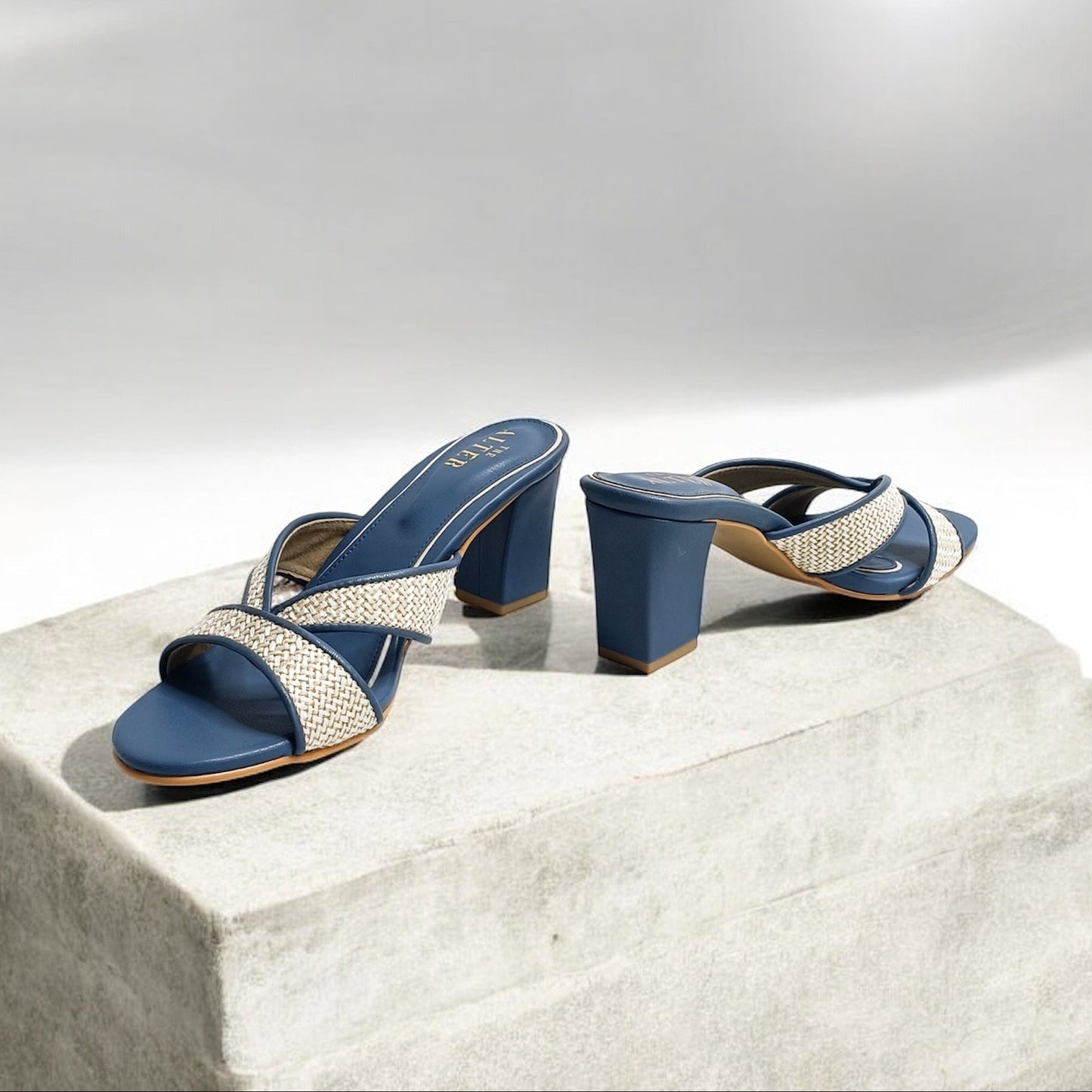 Jute Block Heels