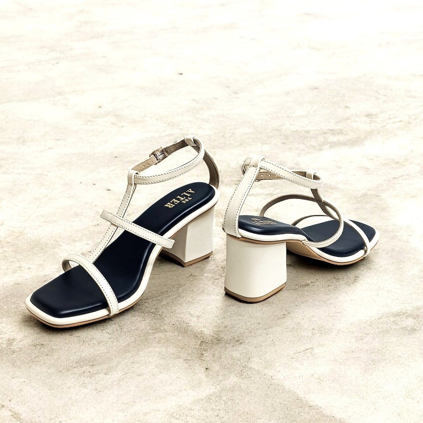 Luna Strappy Block Heels