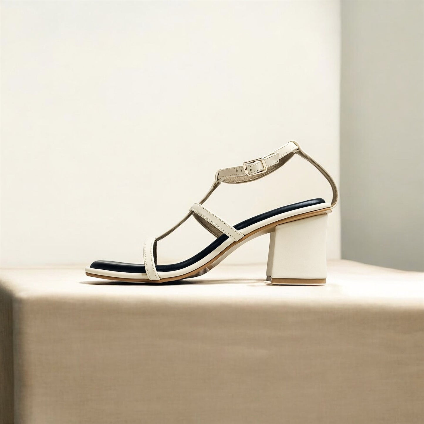Luna Strappy Block Heels