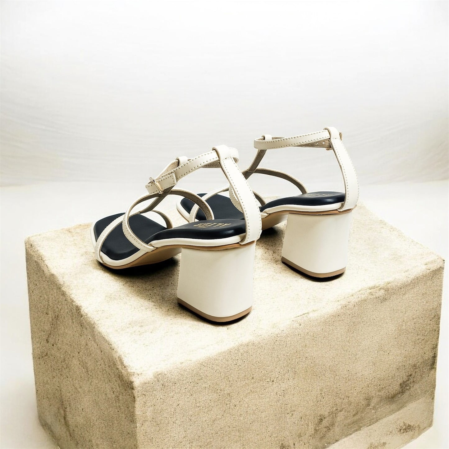 Luna Strappy Block Heels