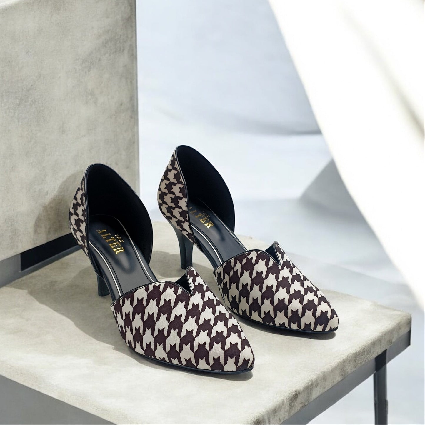 Kate Houndstooth Pumps